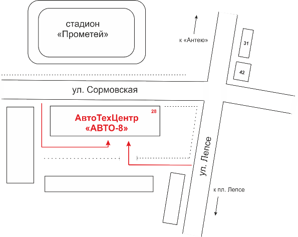 Сормовская улица кирова карта